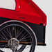 Close up of red Bugatti Hood