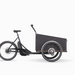 Black Cargo Bike with Mid Drive