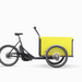 MidDrive bike with straight yellow box