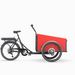rearDrive bike with red cargo box