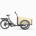 Rear Drive Cargo bike with Cream sloped box