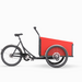 Front load Cargo bike with red box
