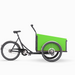 Green cargo bike for businesses