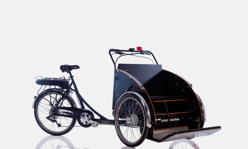 Christiania Model T – Taxi Trishaw Electric — Christiania Bikes