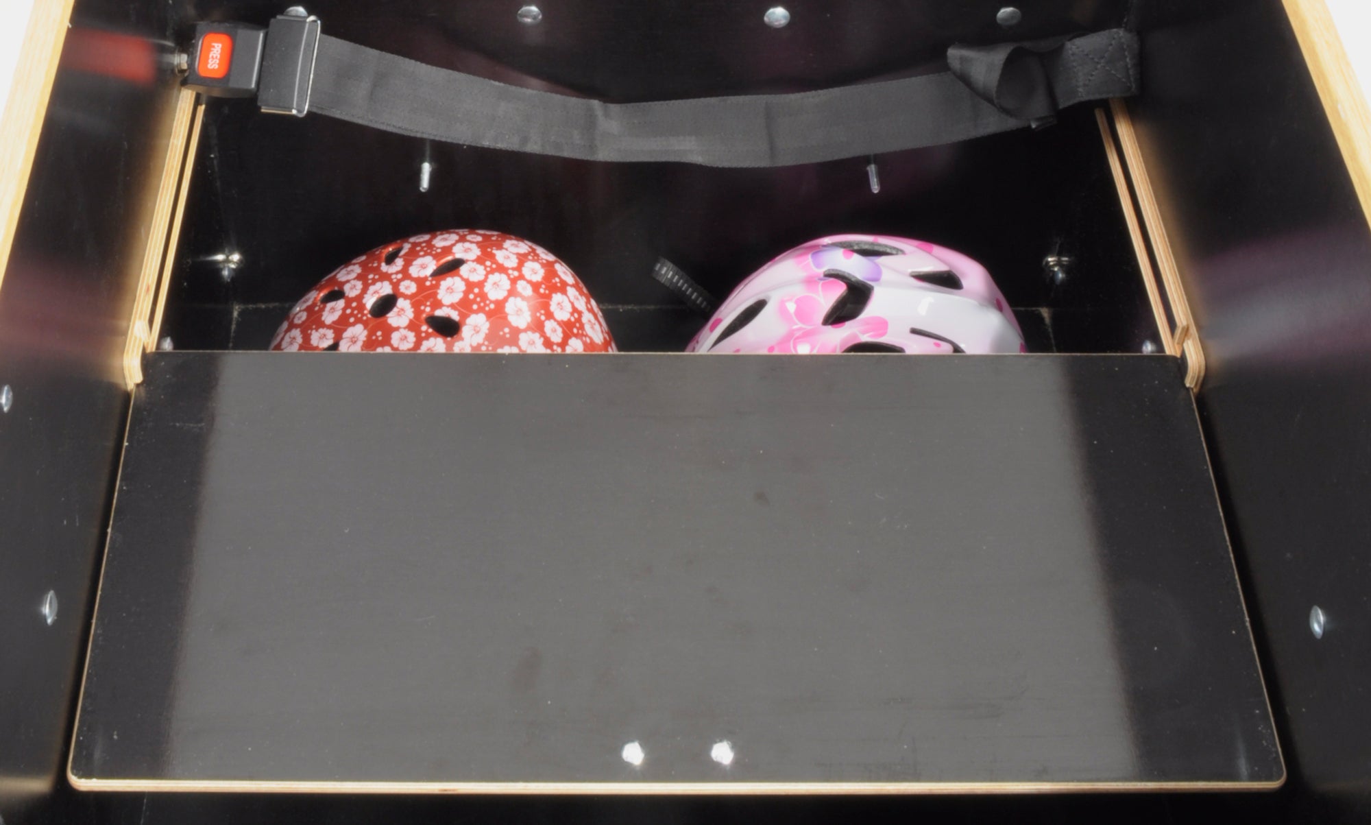 cargo bike bench storage