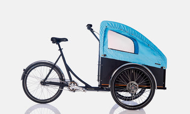 Light blue Bugatti Hood side view