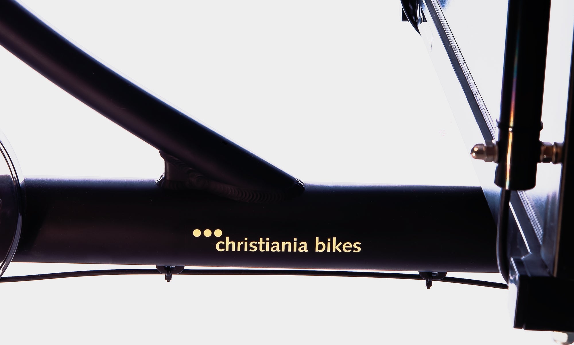 Christiania Bikes black metal frame